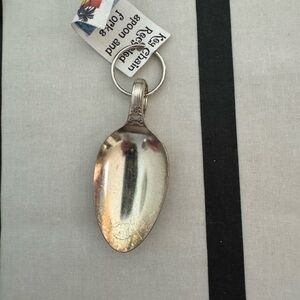 Silver spoon on a key ring! 🥄so FUN & UNIQUE! Makes a great gift 4 that foodie:
